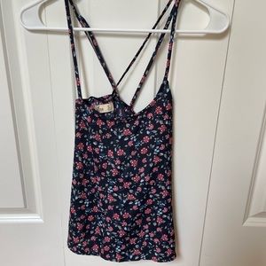 Hollister floral tank top